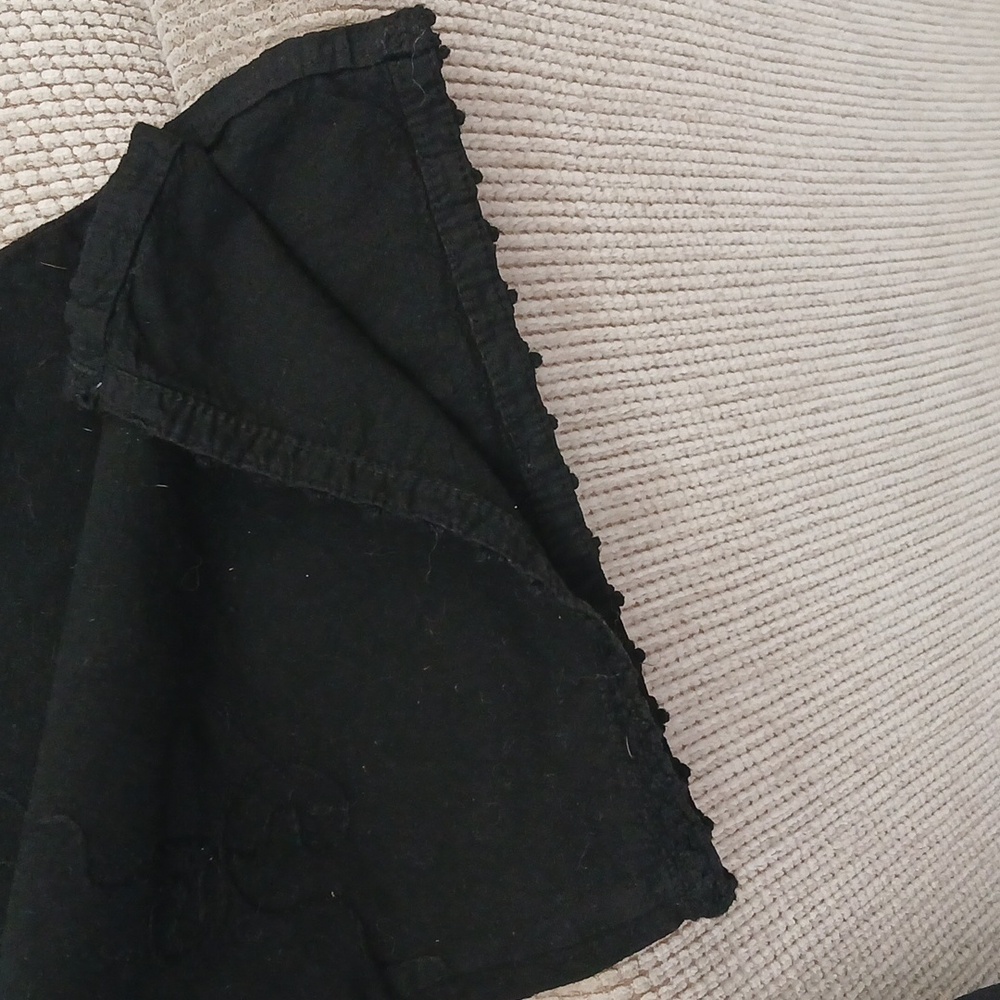 Women's Cropped 100% Cotton Capri NWT BLACK - Picture 7 of 10